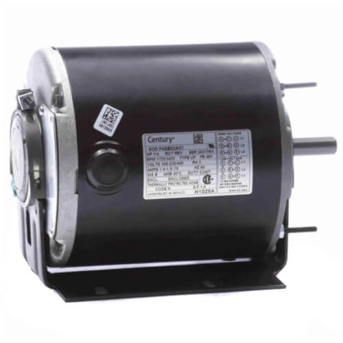 Main product image of 56 Frame Totally Enclosed Resilient Base 3-Phase Motor (200-230/460V, 1140 RPM, 1/4 HP)