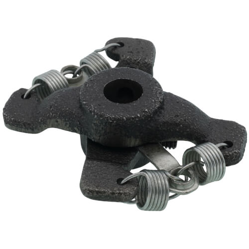 Main product image of Cast Iron Circulator Coupling w/ Heavy Duty Cross Bar, Reinforced Springs for 1/2" Shaft (1/12, 1/6 Circ. HP)