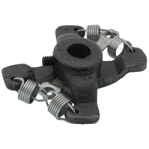 Main product image of Cast Iron Circulator Coupling w/ Heavy Duty Cross Bar, Reinforced Springs for 1/2" Shaft (1/12, 1/6 Circ. HP)