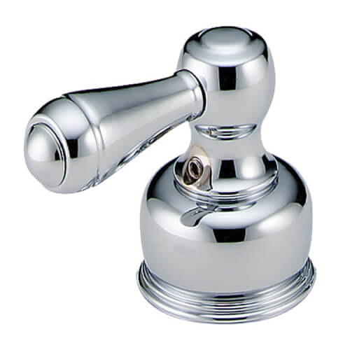 Main product image of Chrome Metal 2 Lever Handle Set for Bar/Prep, Bidet, Lavatory, Kitchen Faucets, H25-DELTA