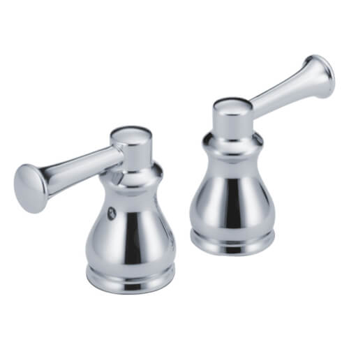 Main product image of Chrome Metal Lever Handle Set for Bidet/Lavatory/Kitchen Faucets (Pack of 2), H269
