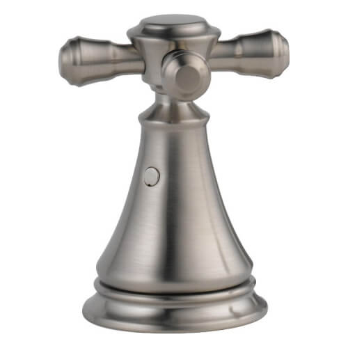 Main product image of Stainless Metal Cross Handle Set for Bar/Prep, Bidet, Lavatory & Kitchen Faucets (Pack of 2), H295SS