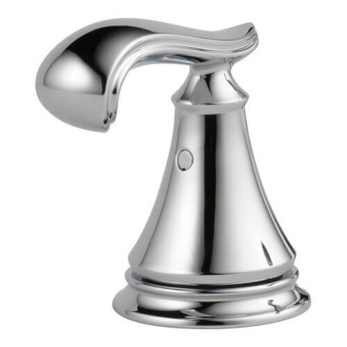 Main product image of Chrome Metal French Curve Handle Set for Bar/Prep, Bidet, Lavatory & Kitchen Faucets (Pack of 2)