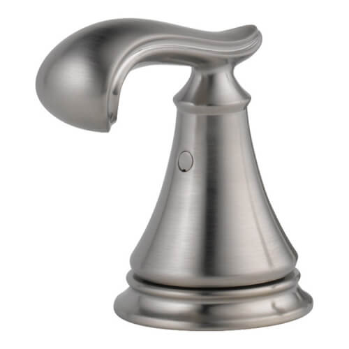Main product image of Stainless Metal French Curve Handle Set for Bar/Prep, Bidet, Lavatory & Kitchen Faucets (Pack of 2)