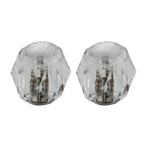 Main product image of Clear Knob Handle Set for Roman Tub Faucets (Pack of 2), H61