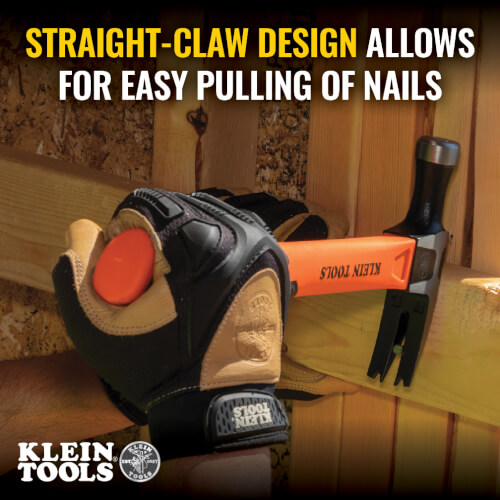 Main product image of 18 oz. Straight-Claw Hammer, 15" Long