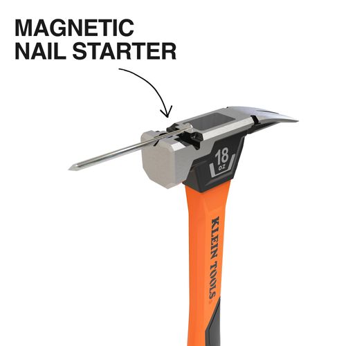 Main product image of 18 oz. Smooth Face Fiberglass Hammer, 15" Long