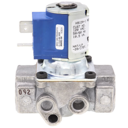 H91DA1REVB Baso Gas Products H91DA1REVB 1/2" NPT Automatic Gas Valve 240,000 BTU (120 VAC)