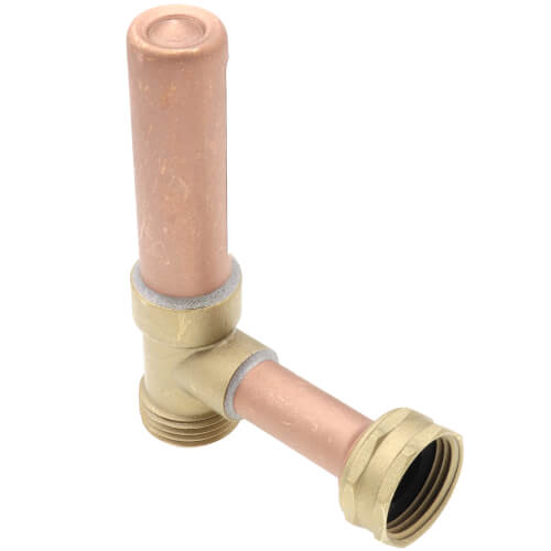Main product image of Water Hammer Arrestor - 3/4" F Swivel Hose Thread x 3/4" M Hose Thread Tee