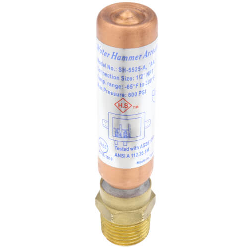 HA3050 Bluefin HA3050 Water Hammer Arrestor, Straight 1/2" MIP