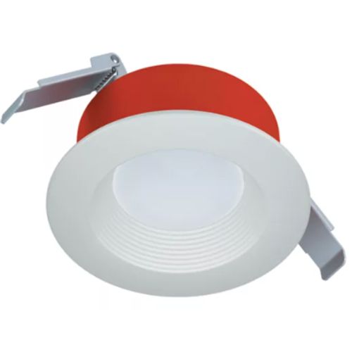 Main product image of 4" RLFRC Round Fire Rated Baffle Canless LED Downlight, 2700/3000/3500/4000/5000K (White), RLFRC4FS