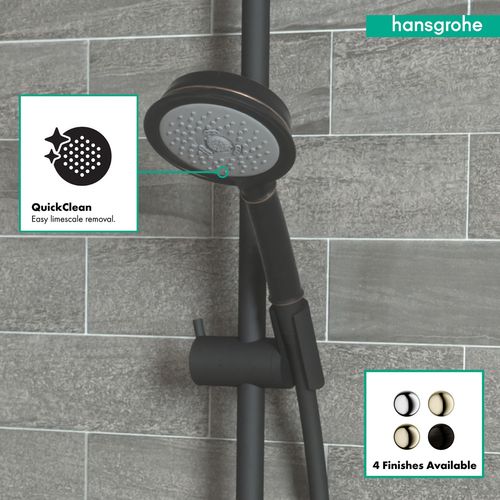 Main product image of Croma 100 Classic Showerhead 3-Jet, 2.5 GPM (Rubbed Bronze), 04070920