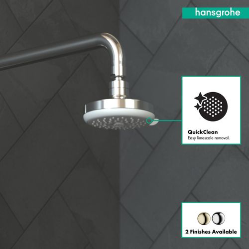 Main product image of Croma 100 Showerhead E 3-Jet, 2.5 GPM (Chrome), 04071000