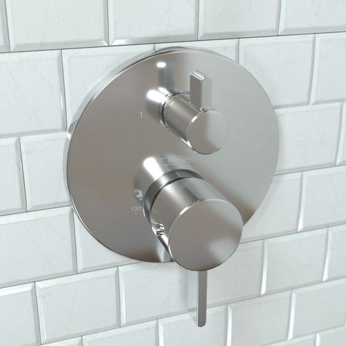 Main product image of Ecostat Thermostatic Trim S with Volume Control (Chrome), 04230000