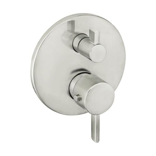 Main product image of Ecostat Thermostatic Trim S with Volume Control (Brushed Nickel), 04230820