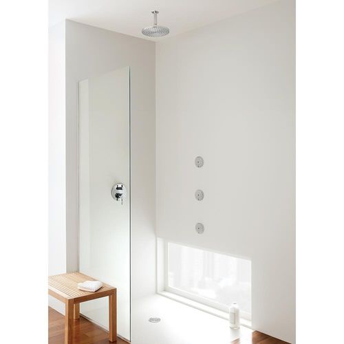 Main product image of Ecostat Thermostatic Trim S with Volume Control and Diverter (Chrome), 04231000