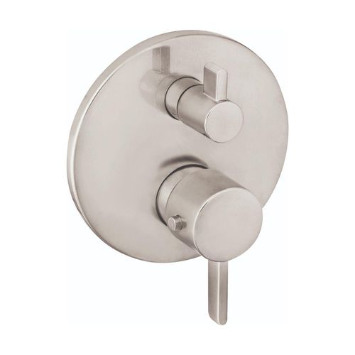 Main product image of Ecostat Thermostatic Trim S with Volume Control and Diverter (Brushed Nickel), 04231820