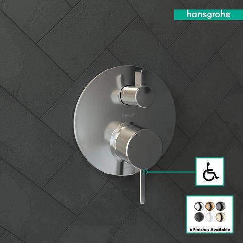 Main product image of Ecostat Pressure Balance Trim S with Diverter (Chrome), 04447000