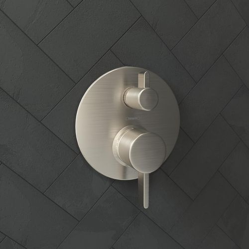 Main product image of Ecostat Pressure Balance Trim S with Diverter (Brushed Nickel), 04447820