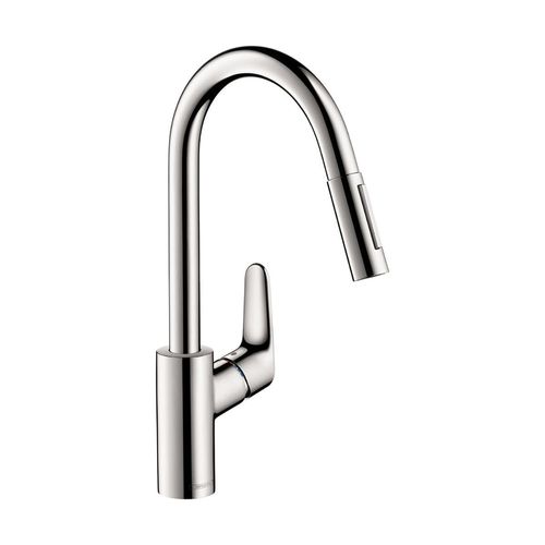 Main product image of Focus High Arc Kitchen Faucet, 2-Spray Pull-Down, 1.75 GPM (Chrome), 04505000