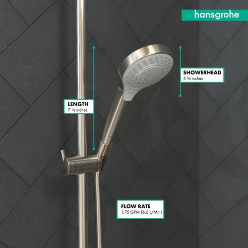 Main product image of Croma Select S Handshower 110 3-Jet, 1.75 GPM (Brushed Nickel), 04724820