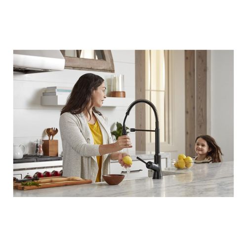 Main product image of Joleena Semi-Pro Kitchen Faucet, 2-Spray, 1.75 GPM (Matte Black), 04792670