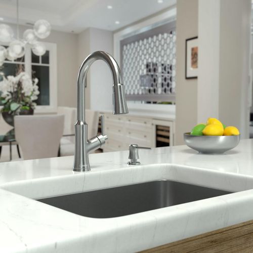 Main product image of Joleena High Arc Kitchen Faucet, 2-Spray Pull-Down, 1.75 GPM (Stainless Steel Optic), 04793800