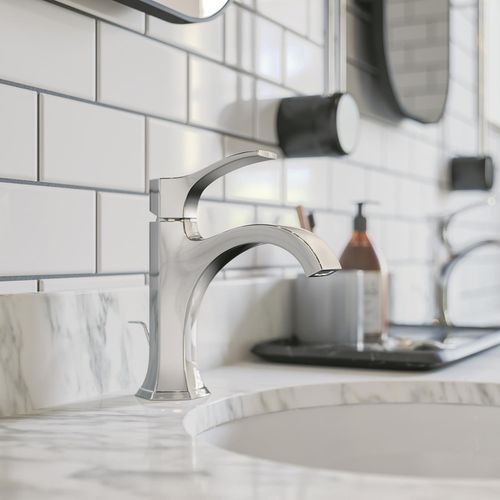 Main product image of Locarno Single-Hole Bathroom Faucet 110 with Pop-Up Drain, 1.2 GPM (Chrome), 04810000