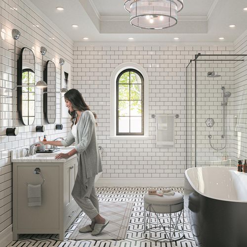 Main product image of Locarno Widespread Bathroom Faucet 110 with pop-up drain, 1.2 GPM (Chrome), 04813000