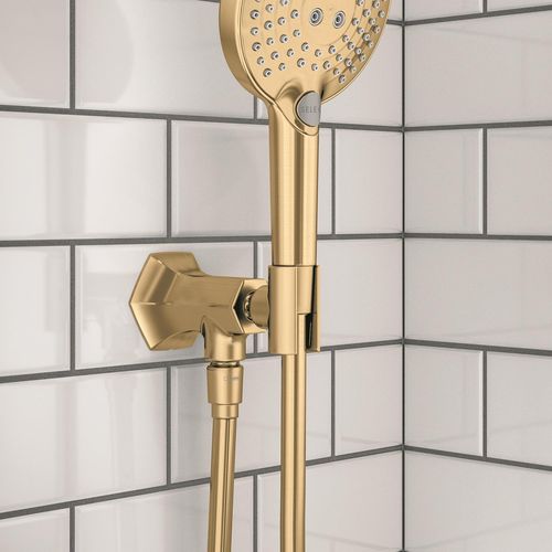 Main product image of Locarno Handshower Holder with Outlet (Brushed Gold Optic), 04831250