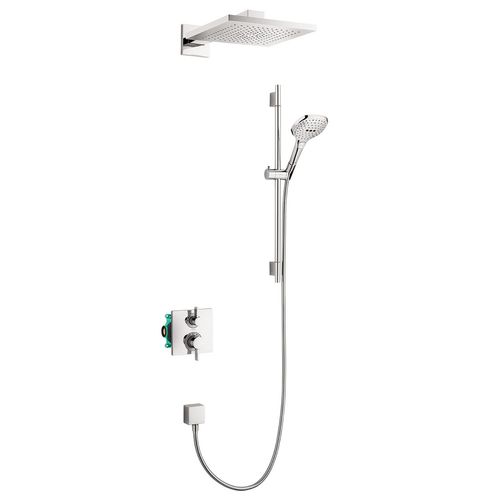Main product image of Raindance E Thermostatic Showerhead/Wallbar Set with Rough, 2.0 GPM (Chrome), 04914000
