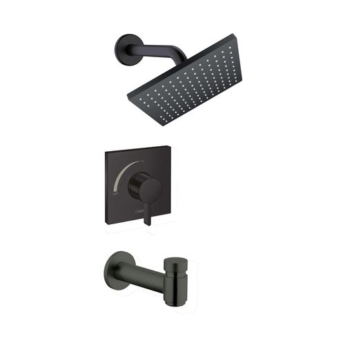 Main product image of Vernis Blend Pressure Balance Tub/Shower Set, 2.5 GPM (Matte Black), 04961670