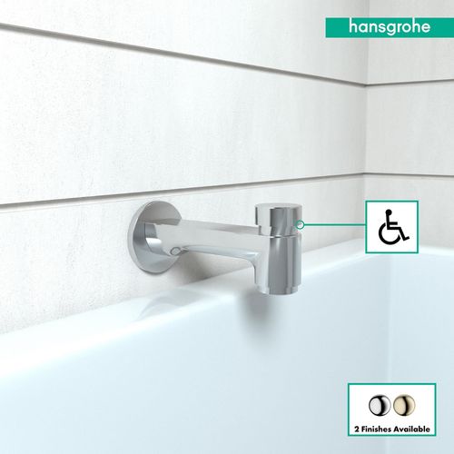 Main product image of Metris S Diverter Tub Spout (Chrome), 14414001