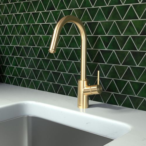 Main product image of Talis S2 High Arc Kitchen Faucet, 1-Spray Pull-Down, 1.75 GPM (Brushed Gold Optic), 14872251