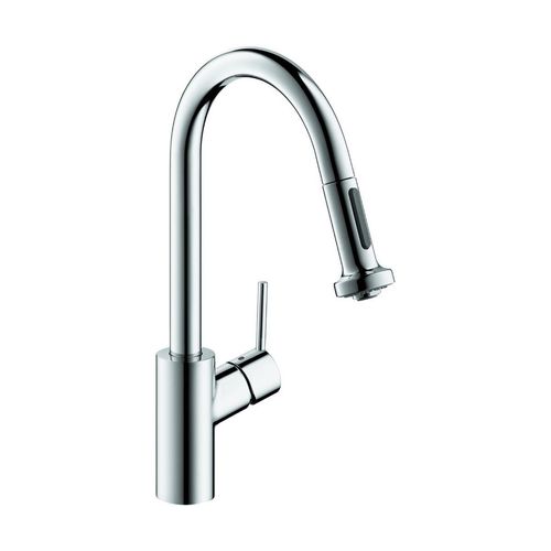 Main product image of Talis S2 High Arc Kitchen Faucet, 2-Spray Pull-Down, 1.75 GPM (Chrome), 14877001