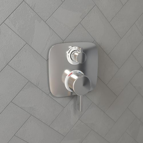 Main product image of Ecostat E Thermostatic Trim with Volume Control (Chrome), 15707001