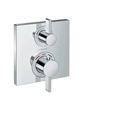 Main product image of Ecostat Square Thermostatic Trim with Volume Control (Chrome), 15712001