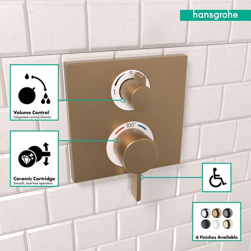 Main product image of Ecostat Thermostatic Trim with Volume Control (Brushed Bronze), 15712141