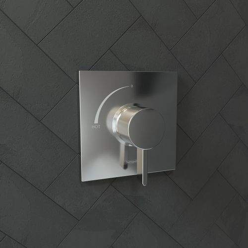 Main product image of Ecostat Square Pressure Balance Trim (Chrome), 15724001