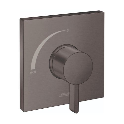 Main product image of Ecostat Square Pressure Balance Trim (Brushed Black Chrome), 15724341