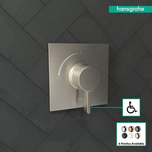 Main product image of Ecostat Square Pressure Balance Trim (Brushed Nickel), 15724821