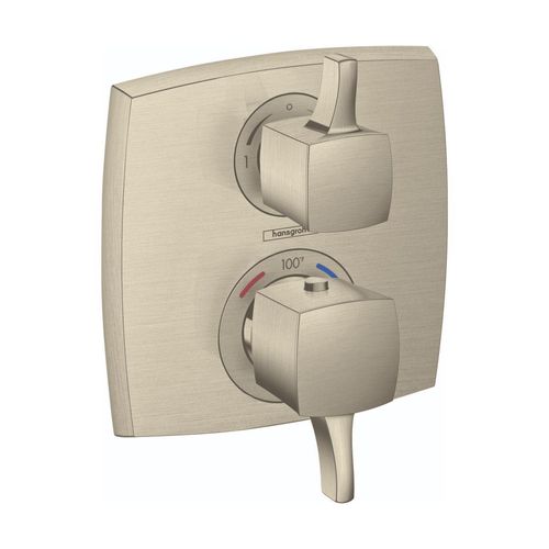 Main product image of Ecostat Classic Thermostatic Trim with Volume Control and Diverter, Square (Brushed Nickel), 15728821