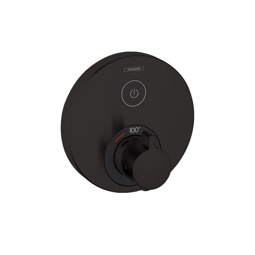 Main product image of ShowerSelect S Thermostatic Trim for 1 Function, Round (Matte Black), 15744671