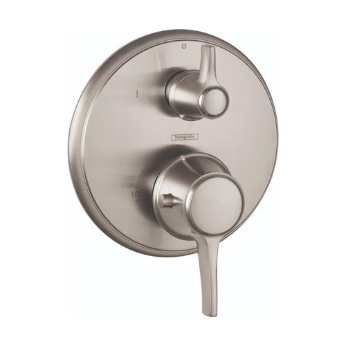 Main product image of Ecostat Classic Thermostatic Trim with Volume Control and Diverter, Round (Brushed Nickel), 15753821