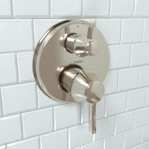Main product image of Ecostat Classic Thermostatic Trim with Volume Control and Diverter, Round (Polished Nickel), 15753831