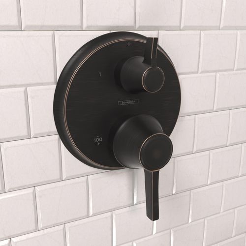 Main product image of Ecostat Classic Thermostatic Trim with Volume Control and Diverter, Round (Rubbed Bronze), 15753921
