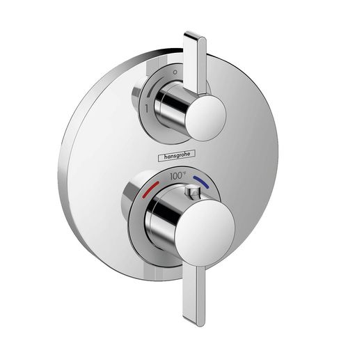 Main product image of Ecostat S Thermostatic Trim with Volume Control and Diverter (Chrome), 15758001