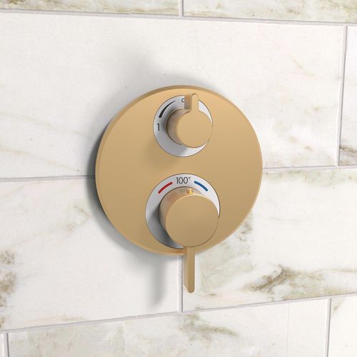 Main product image of Ecostat S Thermostatic Trim with Volume Control and Diverter (Brushed Bronze), 15758141
