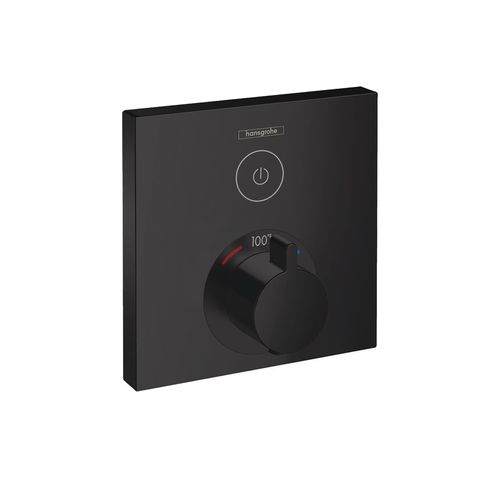 Main product image of ShowerSelect Thermostatic Trim for 1 Function, Square (Matte Black), 15762671