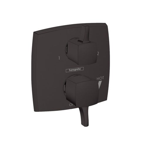 Main product image of Ecostat Classic Pressure Balance Trim Classic Square with Diverter (Matte Black), 15865671